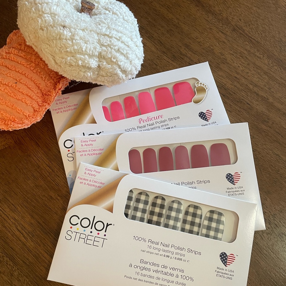 Color Street Watermelon Session Nail Strips - Bright Pink